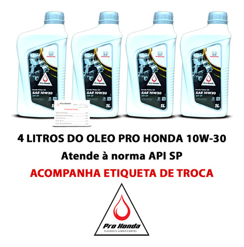 4l Oleo 10w30 E Filtro Civic 1.7 16v 2002 2003 2004 2005 06