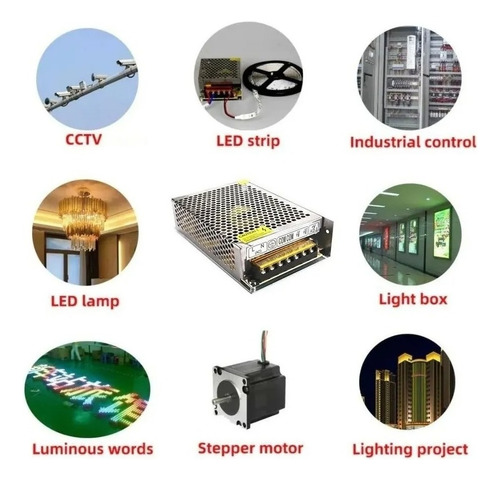 Fuente De Poder Switching 12v 10a Transformador 120w 217013