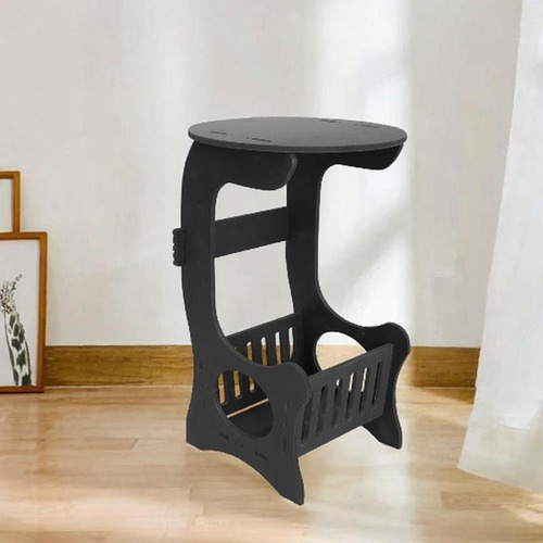 Pequeña Mesa De Mesa Lateral Redonda Con Escritorio De