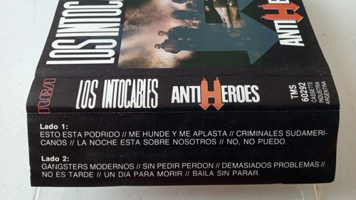 Los Intocables - Antiheroes - Cassette Imp Argentina / Ska (Usado)