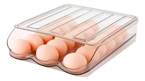 Contenedor De Almacenamiento De Huevos Para Refrigerador, Or