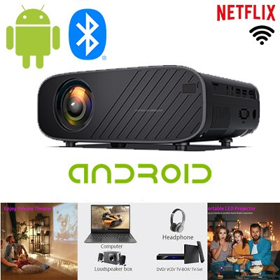 Imagen 4 de 5 de Proyector Led Hd 3500 Lúmenes Portátil Android Modelo 2022