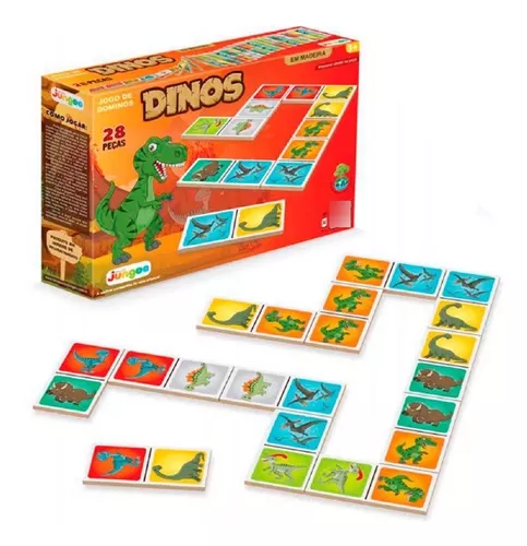 Jogo De Ludo E Damas Com Tabuleiro Em Madeira - Junges