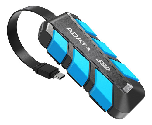 Unidad Solida Externa Adata Sc740 2tb Usb 3.2 (usb-c) Color Azul