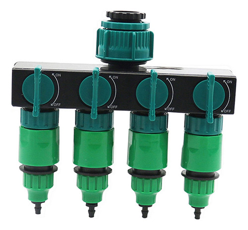 Separador De Manguera De 4 Vías, Divisor De Grifos De 8 Mm