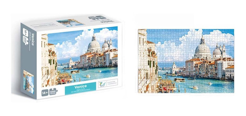 Rompecabezas Puzzle 1000 Piezas Venecia Italia Canal Ciudad
