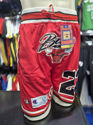 Short Bermuda Nba Básquet Chicago Bulls Rojo Xl
