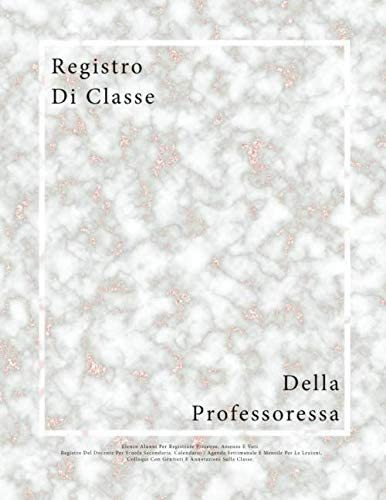 Libro: Registro Di Classe Della Professoressa: Elenco Alunni