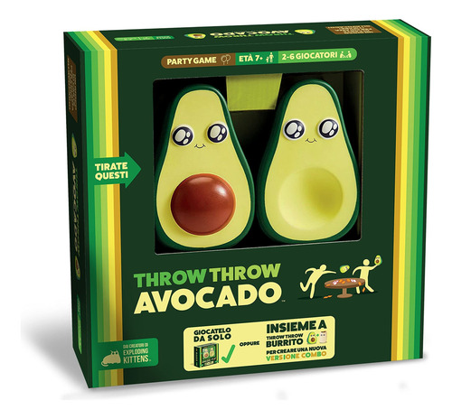 Juego De Cartas Y Balón -throw Throw Avocado!
