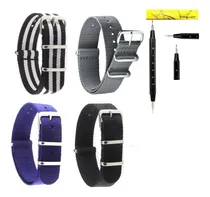 Comprar 4 Mallas Correas Nato + Herramienta Saca Asas Para Relojes