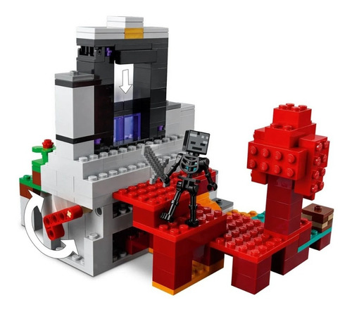 Imagem 5 de 5 de Blocos De Montar Lego Minecraft O Portal Em Ruinas - 21172