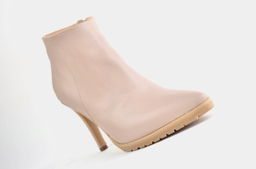 Imagen 10 de 10 de Botas Botinetas De Mujer De Cuero Serpentina - Ferraro -