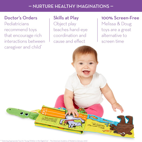 Livro Para Bebês Melissa & Doug Soft Activity - Whose Feet?