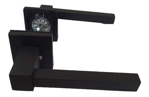 Imagen 5 de 6 de Manija Picaporte Doble Balancin Bronce Negro Ray Terra 18001