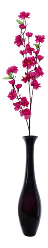 10 Ramo De Flores De Durazno Artificial Con 3 Tallos De