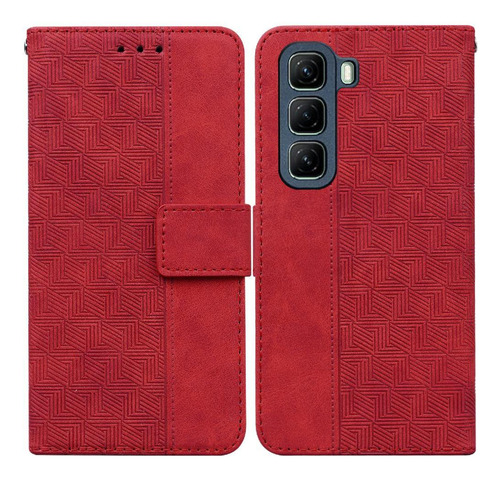 Carcasa Abatible For Infinix Hot 50 5g Cartera Geométrica