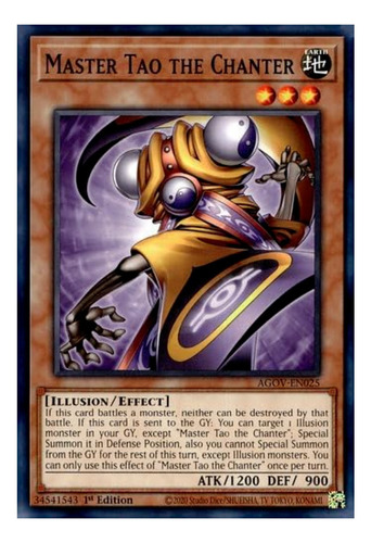 Master Tao The Chanter (agov-en025) Yu-gi-oh!