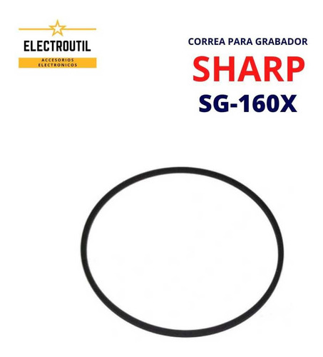 Correa Para Grabador De Casetes Sharp Sg-160x