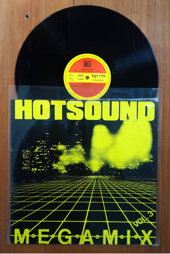 Hotsound Megamix Vol 3 1989 Disco Lp Vinilo Alemania