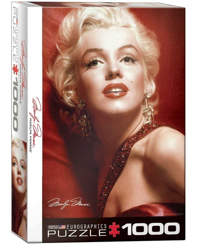 Puzzle 1000 Piezas Marilyn Monroe Red Port - Eurographics