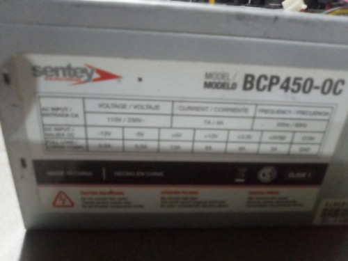 Fuente De Poder Genérica 450w - Leer Descripción (Usado)