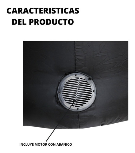 Imagen 6 de 10 de Inflable Decorativo Esfera Araña Craneo Halloween Con Luz
