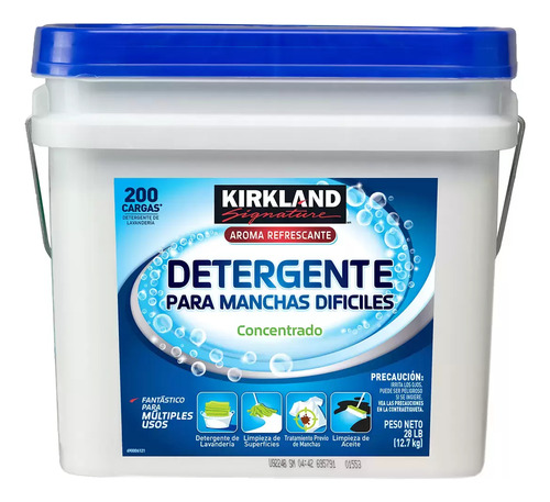 Detergente Ropa Y Multiusos 12.7 Kg Kirkland 200 Cargas 1