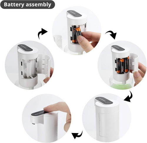 Dispensador Automático Jabón Liquido 350ml Espuma Calidad