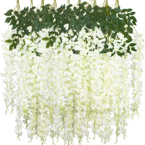 Jardín Vertical Enredadera Artificial Glicina Pack X 12 Unidades