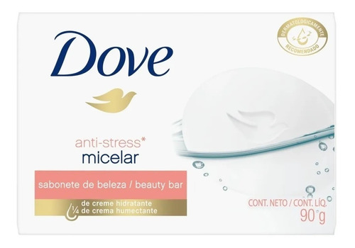 Jabon Dove Beauty Micelar Anti Stress Barra Corporal 90gr