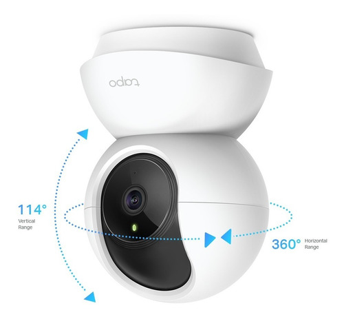 Imagen 2 de 9 de Cámara Ip Seguridad Home Domo Tp Link Tapo Gira 360º