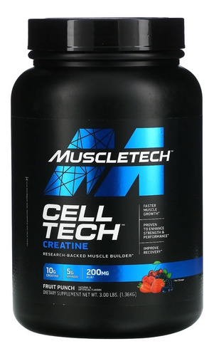 Creatina Cell Tech Muscletech Performance Series 3 Libras