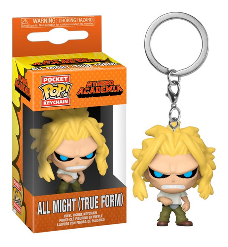 Funko Pop Keychain: My Hero Academia-all Might (true Form)