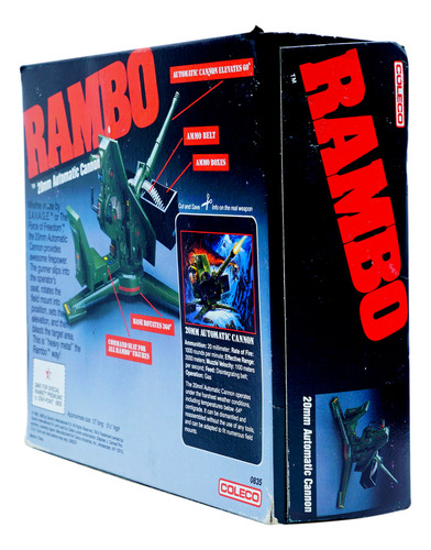Coleco Rambo 20mm Automatic Cannon 1986 Edition Msi