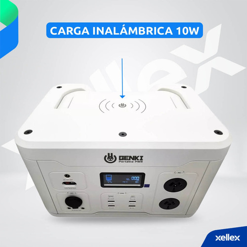 Imagen 2 de 9 de Cargador Estacion Portatil Genki 1000w Generador Powerbank