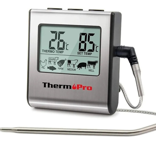 Termômetro Digital Cozinha Churrasco Carne Thermopro Tp-16