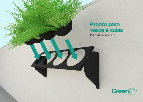 Kit Jardim Vertical 7 Módulos + Irrigação