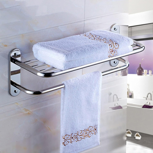 Soporte De Toallero De Acero Inoxidable 60 Cm Estilo Moderno