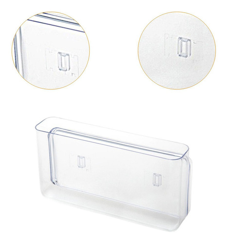 2 Organizador De Pared Compacto 22 Cm X 4,5 Cm X 12 Cm.