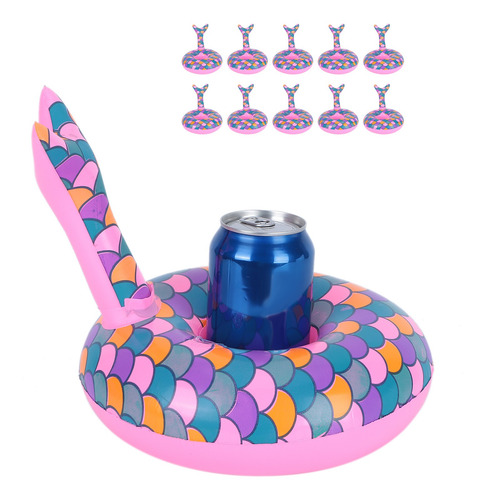 Drink Floats, 10 Unidades, Soportes Flotantes Inflables, Vas
