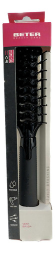 Cepillo Esqueleto Púas Nylon Colección New York Negro