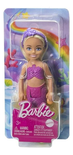 Barbie Sirena Chelsea Con Pelo Rubio