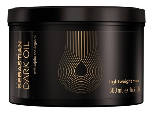 Mascarilla Sebastian Dark Oil Suavidad Y Brillo 500ml