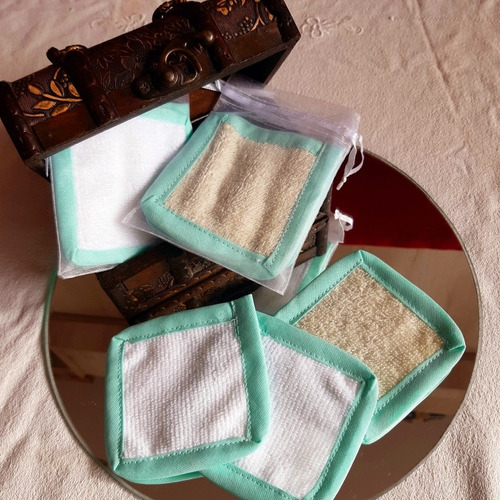 Pads Desmaquillantes De Toalla, Reutilizables