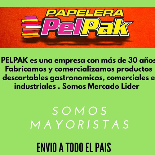 Imagen 5 de 5 de Bandeja Plastica Descartable 103 Delivery Microondas X 100