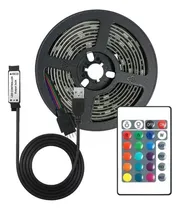 Comprar Kit Tira Luz Led Rgb 3m Tv Pc Control Remoto Exterior Tuning