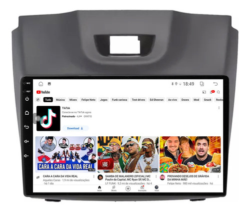 Multimidia S10 12/16 9p Adak G2 Android 14 Carplay 2gb 64gb