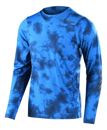 Jersey Ciclismo Troy Lee Designs Skyline Tie Dye Slate Azul