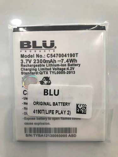 Bateria Blu Life Play 2 C547004190t 2300mah