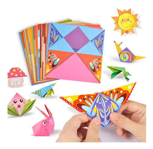 3 Papel Origami 54 Hojas Para Artes Y Artesanías Para